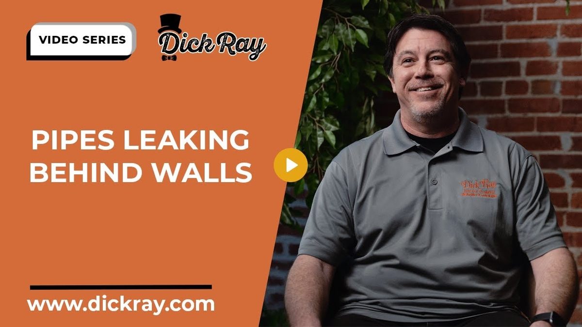 pipes leaking behind walls