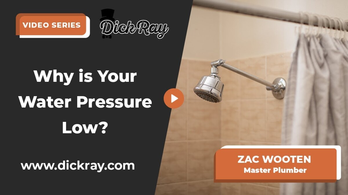 why is your water pressure low